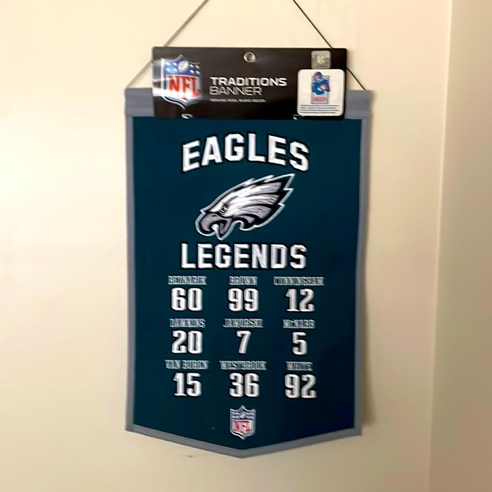 Philadelphia Eagles Legends Banner
